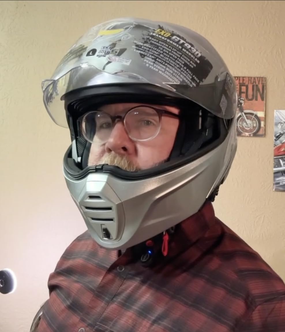 ScorpionEXO GT930 Modular Open Full Face Transformer Motorcycle Helmet customer photo 2