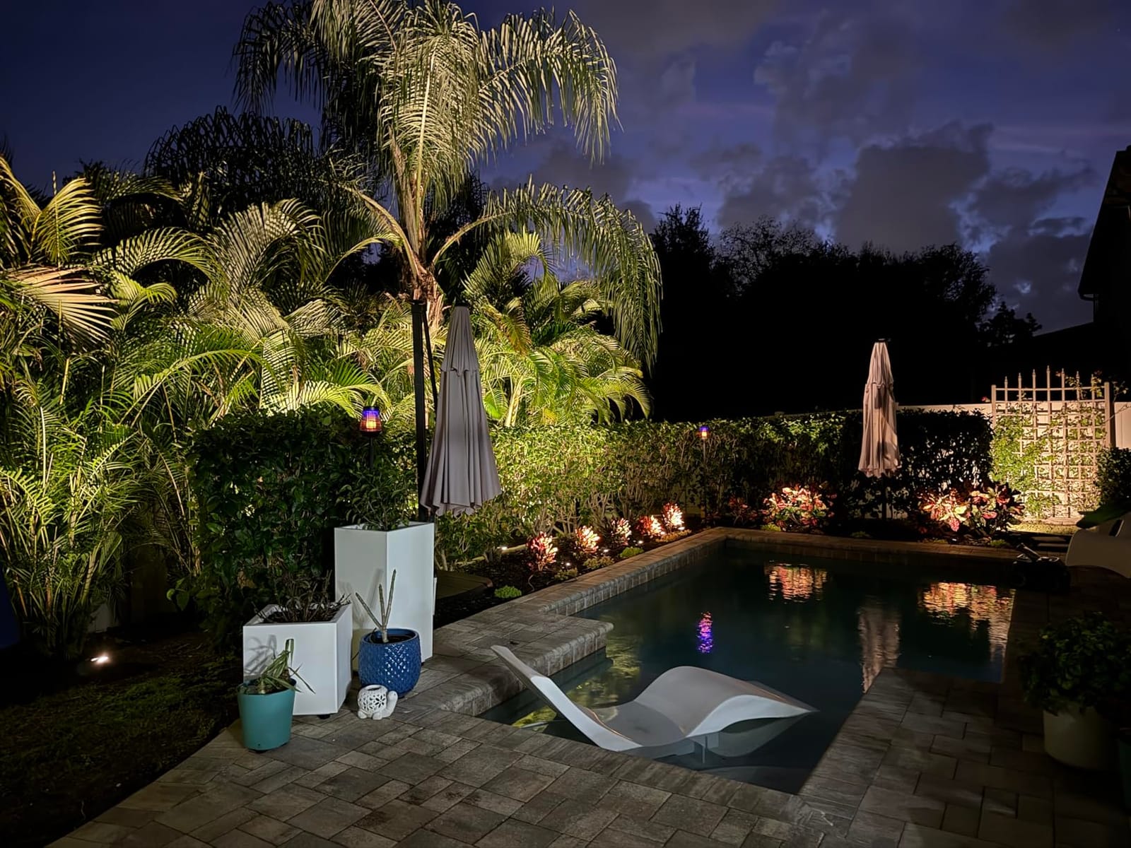 SUNVIE 24 Pack Low Voltage Landscape Lights LED 12W Landscape Lighting with connectors AC/DC 12V-24V Outdoor Spotlight IP65 Waterproof Tree Flag Lights Warm White Spotlights for Yard Garden Pathway customer photo 1