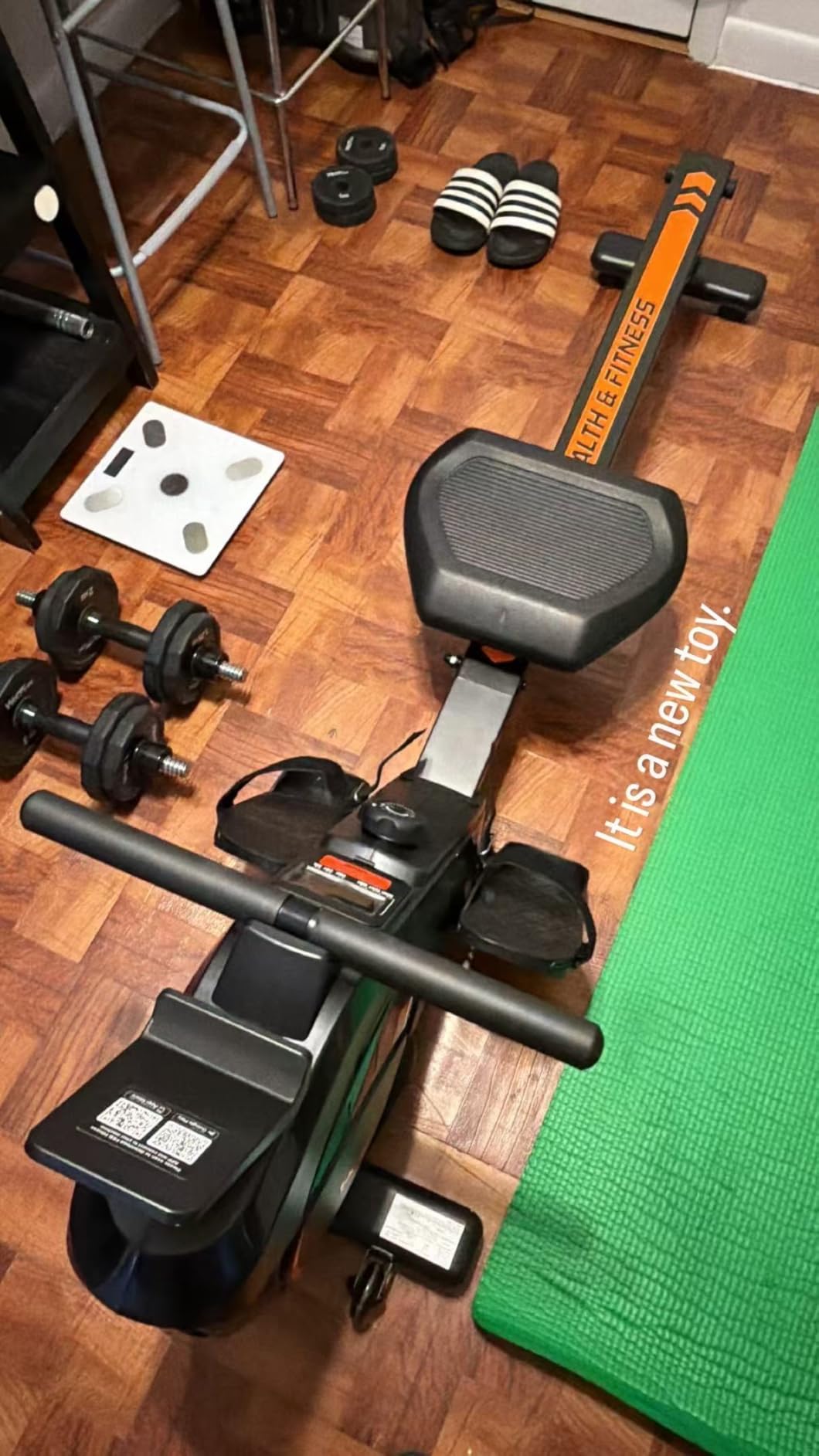 YOSUDA Rowing Machine for Home, Magnetic Rower with 16-Level Resistance | for Beginners to Athletes, Bluetooth, App Supported, LCD Monitor, and Comfortable Seat Cushion customer photo 2