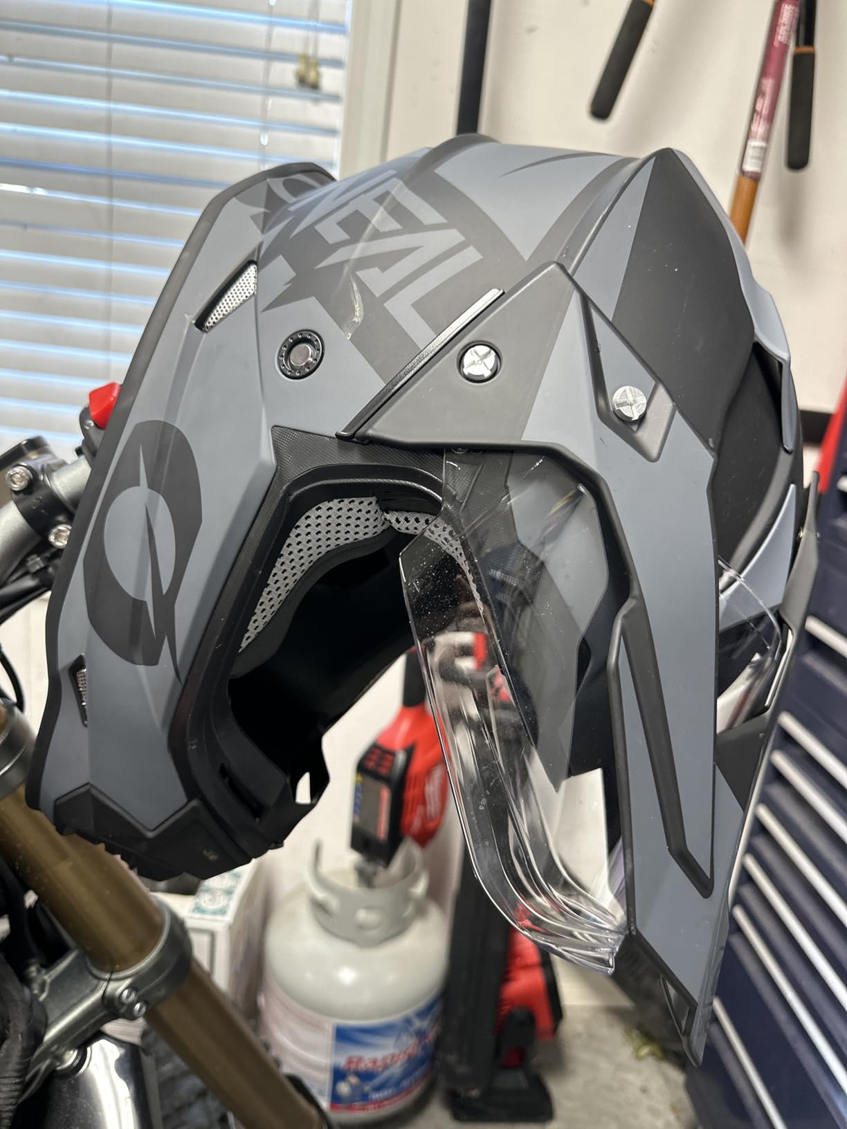 O'Neal Sierra Helmet, Black/Grey Large customer photo 1