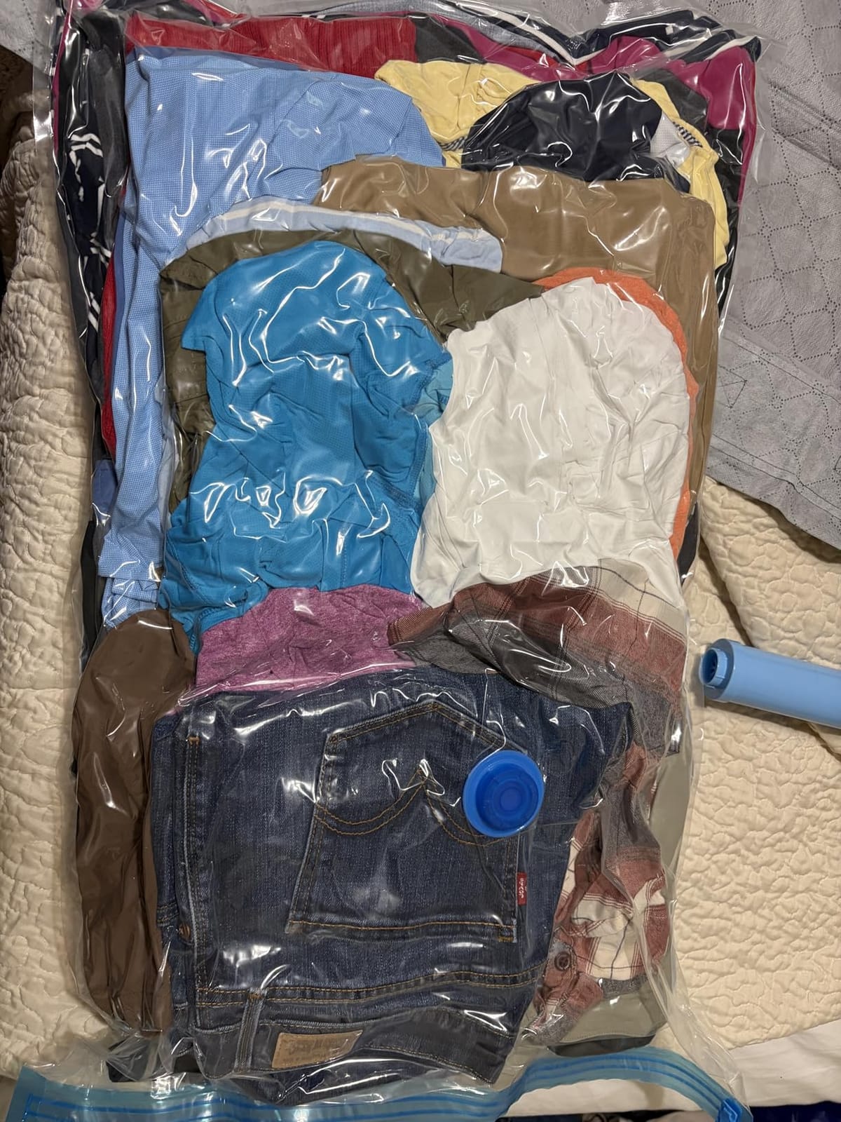 Vacuum Storage Bags with Hand Pump, Vacuum Seal Space Saver Bags,20 Combo customer photo 2