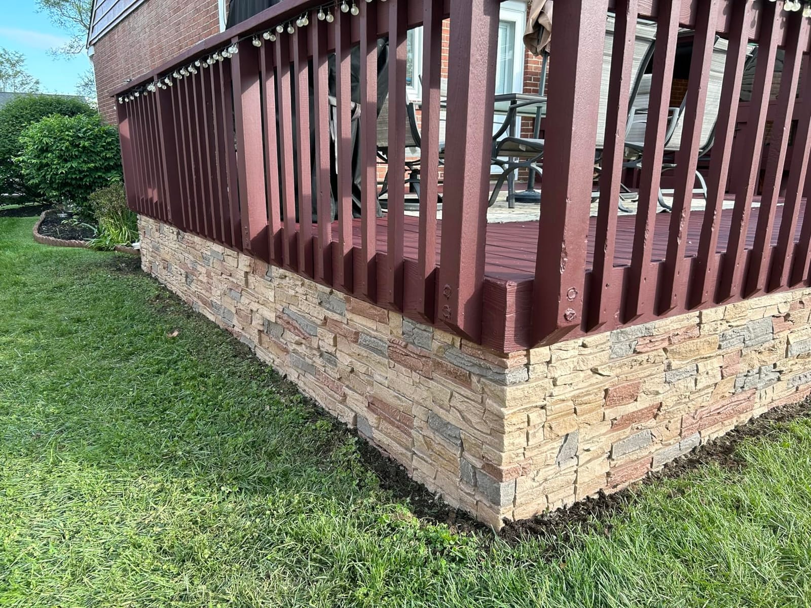 GenStone Faux Stacked Stone 90 Degree Inside Corner Panel 22.5