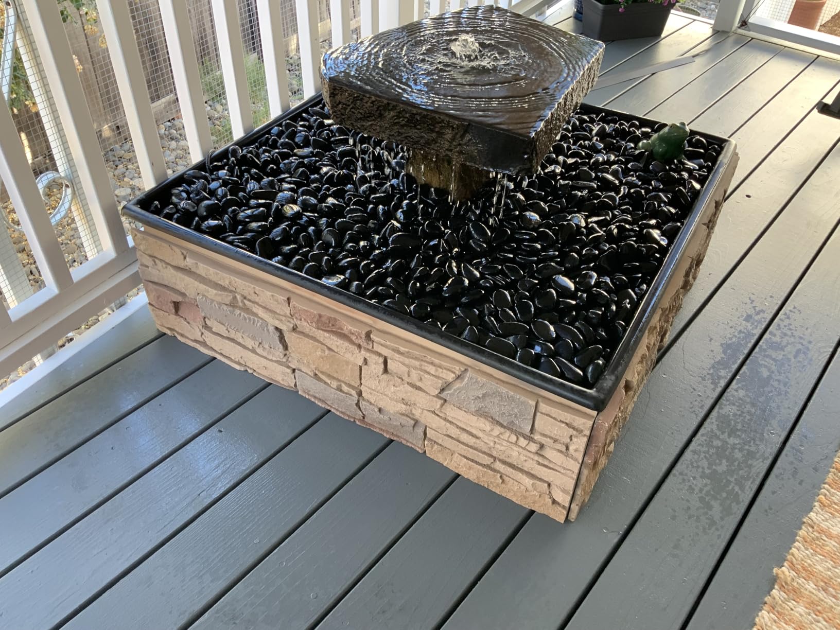 GenStone Faux Stacked Stone 90 Degree Inside Corner Panel 22.5