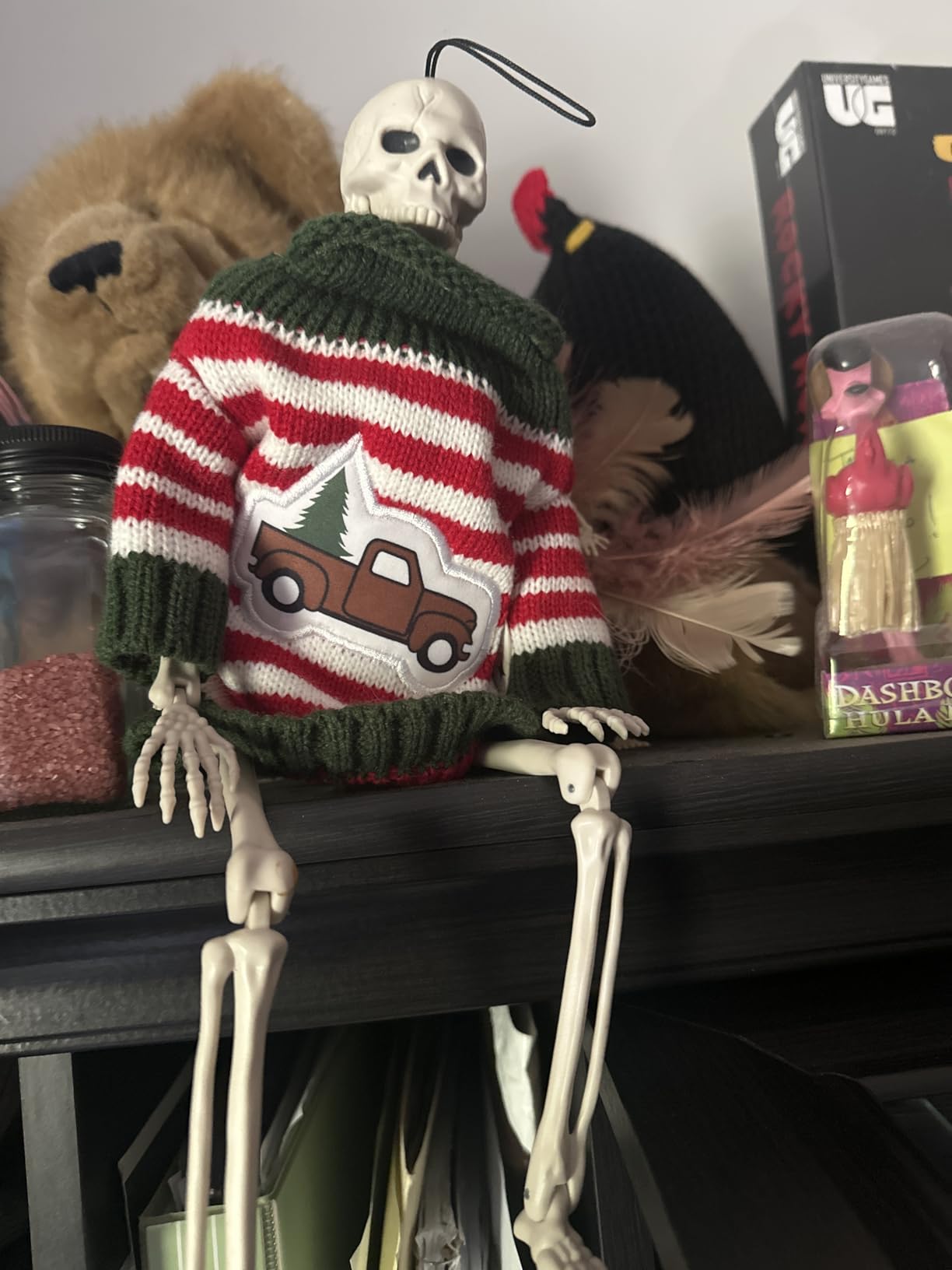 5.9FT Skeleton Halloween Full Size, Life Size Skeleton with Posable Joints customer photo 2