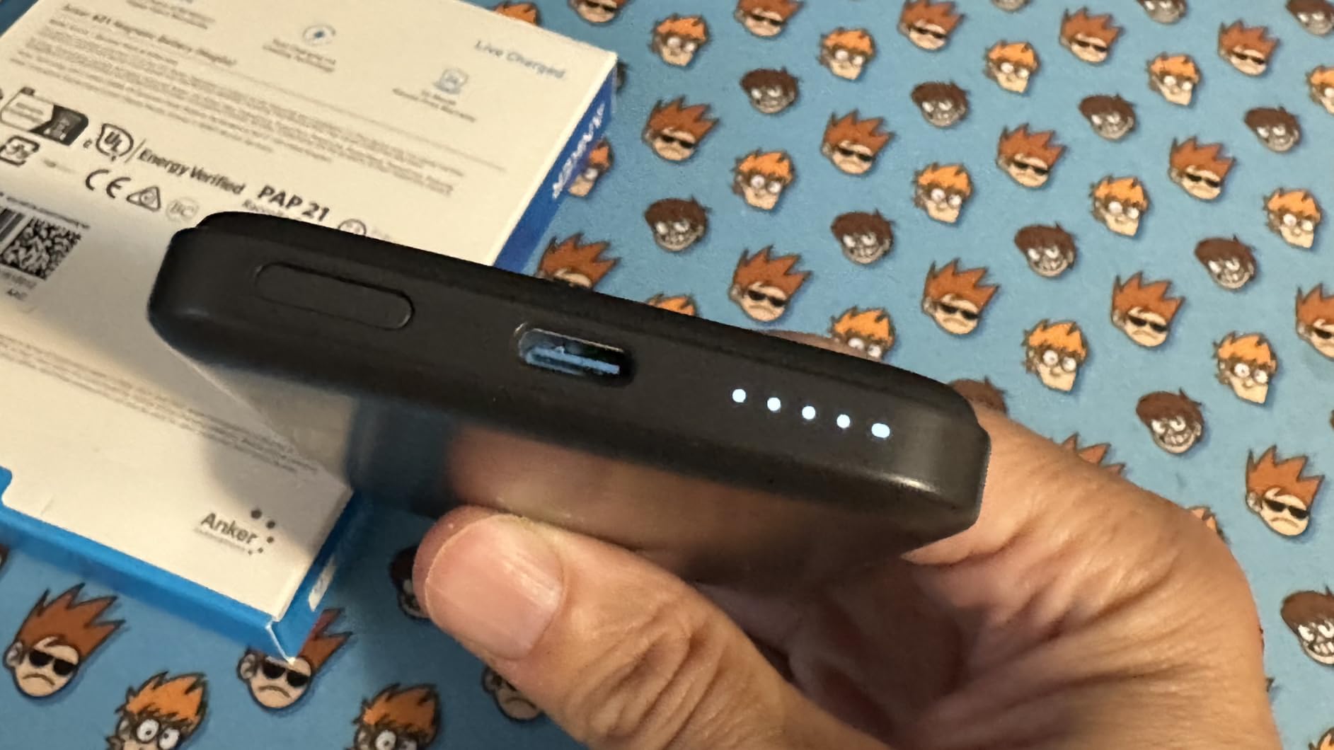 Anker 621 MagGo Power Bank, 5,000mAh Magnetic Portable Charger customer photo 1