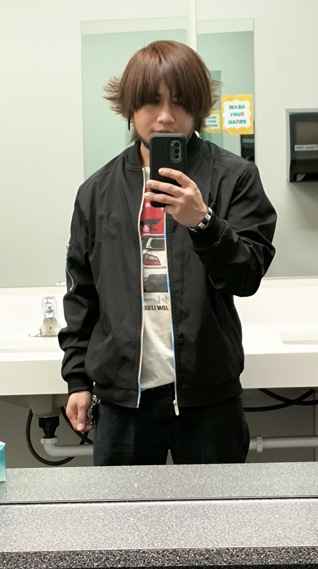 URBANFIND Men's Slim Fit Lightweight Sportswear Jacket Casual Bomber Jacket customer photo 1