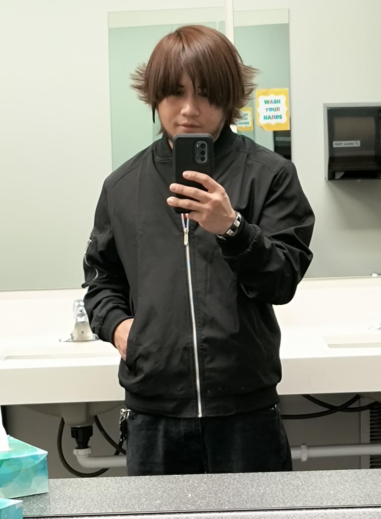 URBANFIND Men's Slim Fit Lightweight Sportswear Jacket Casual Bomber Jacket customer photo 2