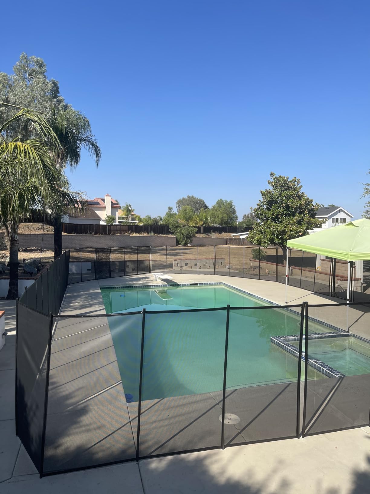 VINGLI Pool Fence 4Ft x 72Ft, Swimming Safety Fencing for Inground Pools customer photo 2