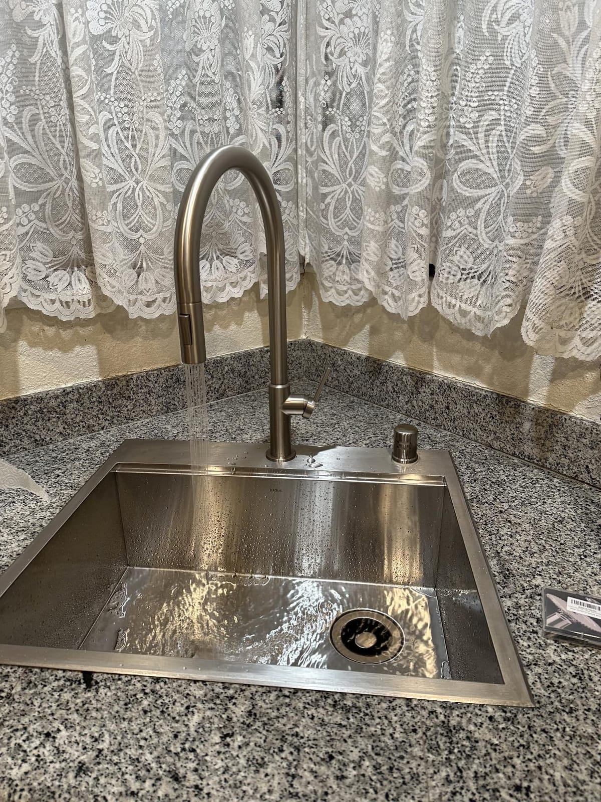 KRAUS Stainless Steel 33 in 16 Gauge Drop In Workstation Sink customer photo 2