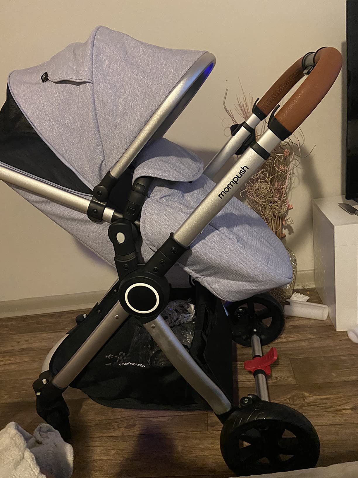 Mompush Ultimate2 Full-Size Stroller with Bassinet, Newborn to Toddler customer photo 2