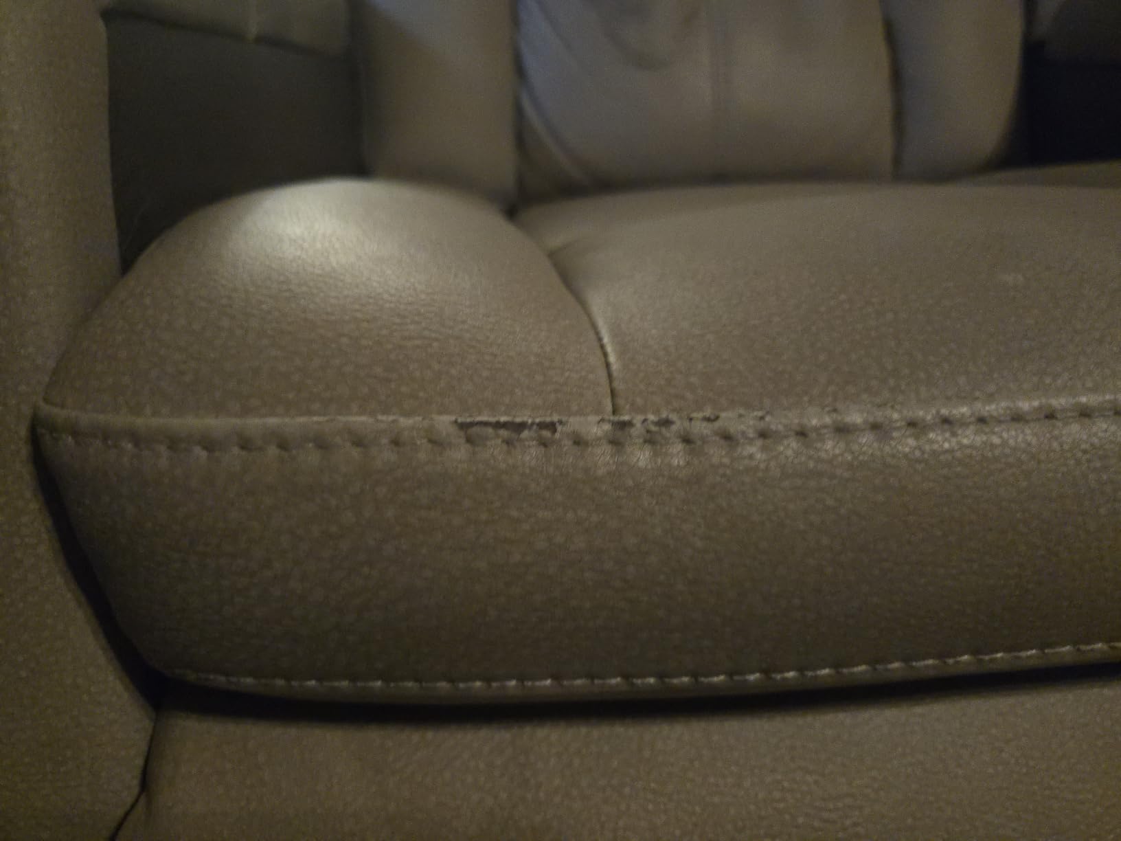 Signature Design by Ashley Power Reclining Loveseat with Console, Sand customer photo 1