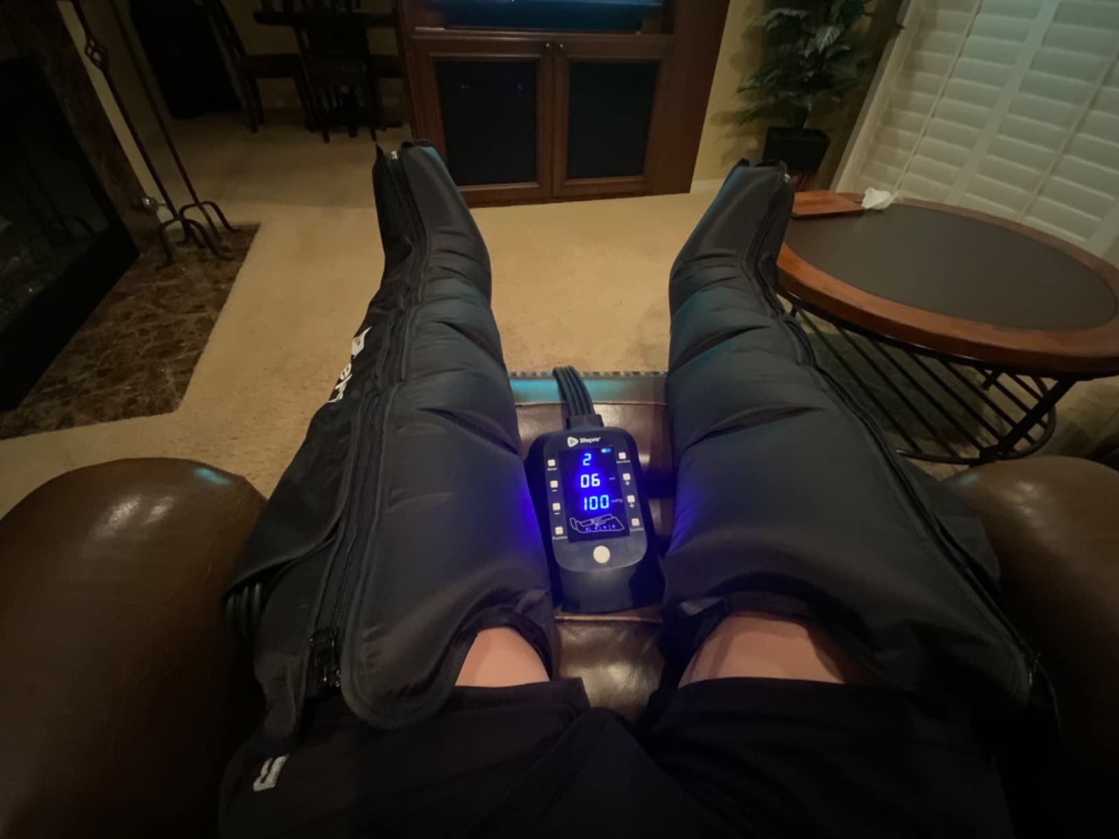 Lifepro Air Compression Therapy Recovery System Leg Massager - 8-Chamber AXIS Full Leg Massage for Calf, Thigh & Foot - Air Massage Wraps for Relaxation & Wellness - Gift for Mom or Dad customer photo 2