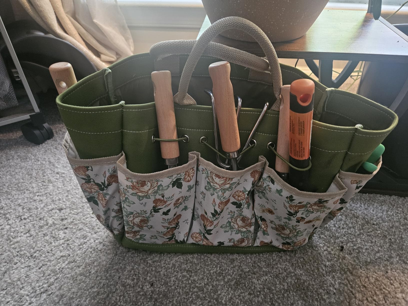 Grenebo Heavy Duty Gardening Tools with Handbag, Gardening Gifts for Women customer photo 1