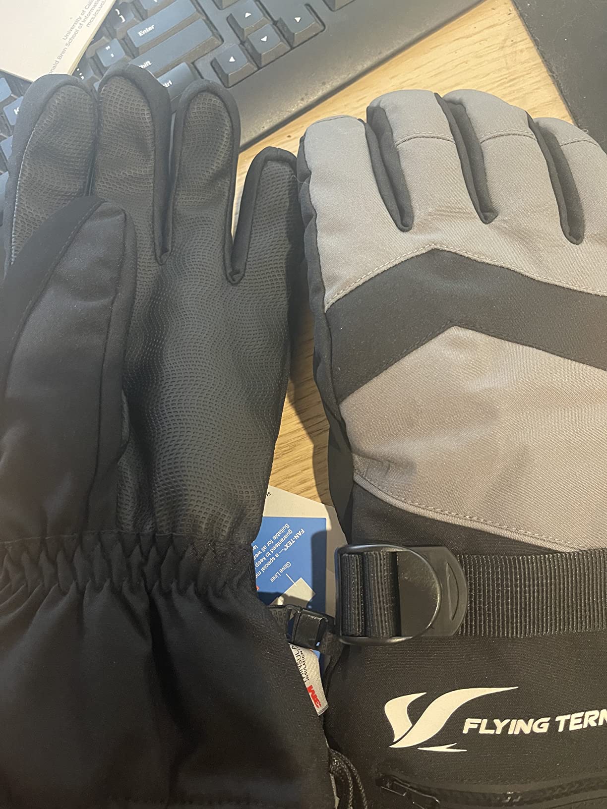 WOLFILIST Ski Gloves Waterproof Windproof - 3M Thinsulate Insulated Warm Snow Glove, Snowboard Gloves with Zipper Pocket, Touchscreen Winter Glove for Men Women customer photo 1