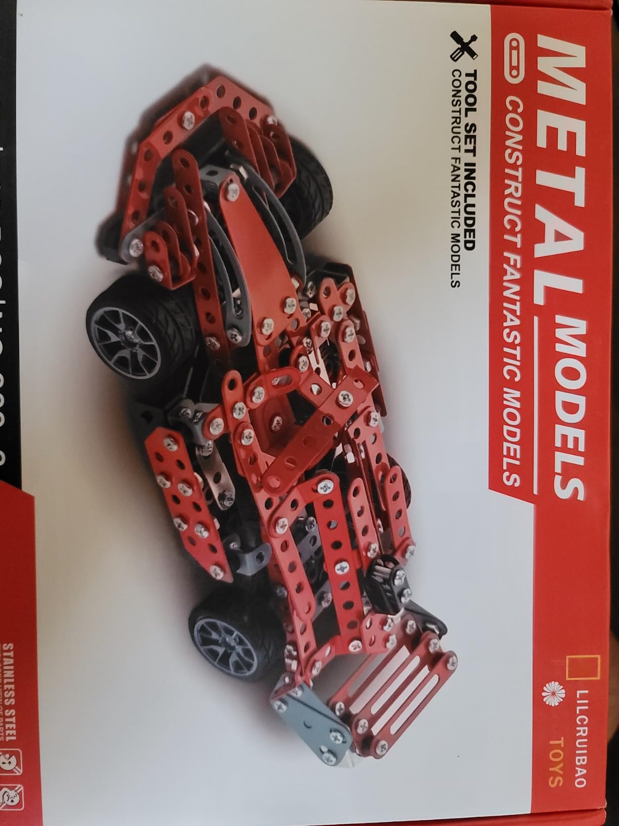 Erector Sets for Boys Age 8 9 10 11 12-16 and Older, 332 Pcs Batman Model Car Building Set for Kids Ages 8-12 Year and Up Metal STEM Educational Toy for Kids Boys Girls or Adults customer photo 2
