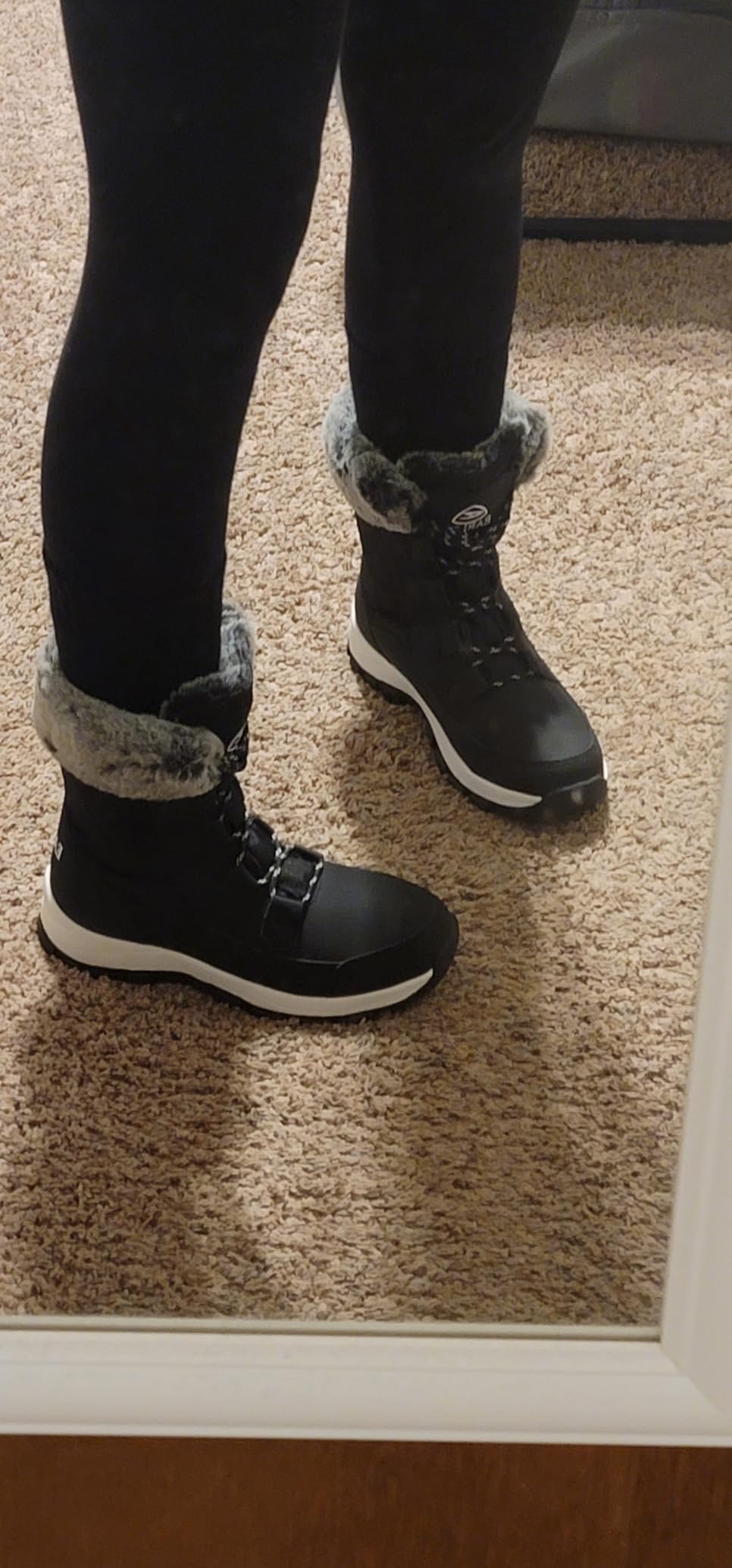 EARLDE Women's Snow Boots Waterproof Mid-Calf Winter Boots customer photo 1