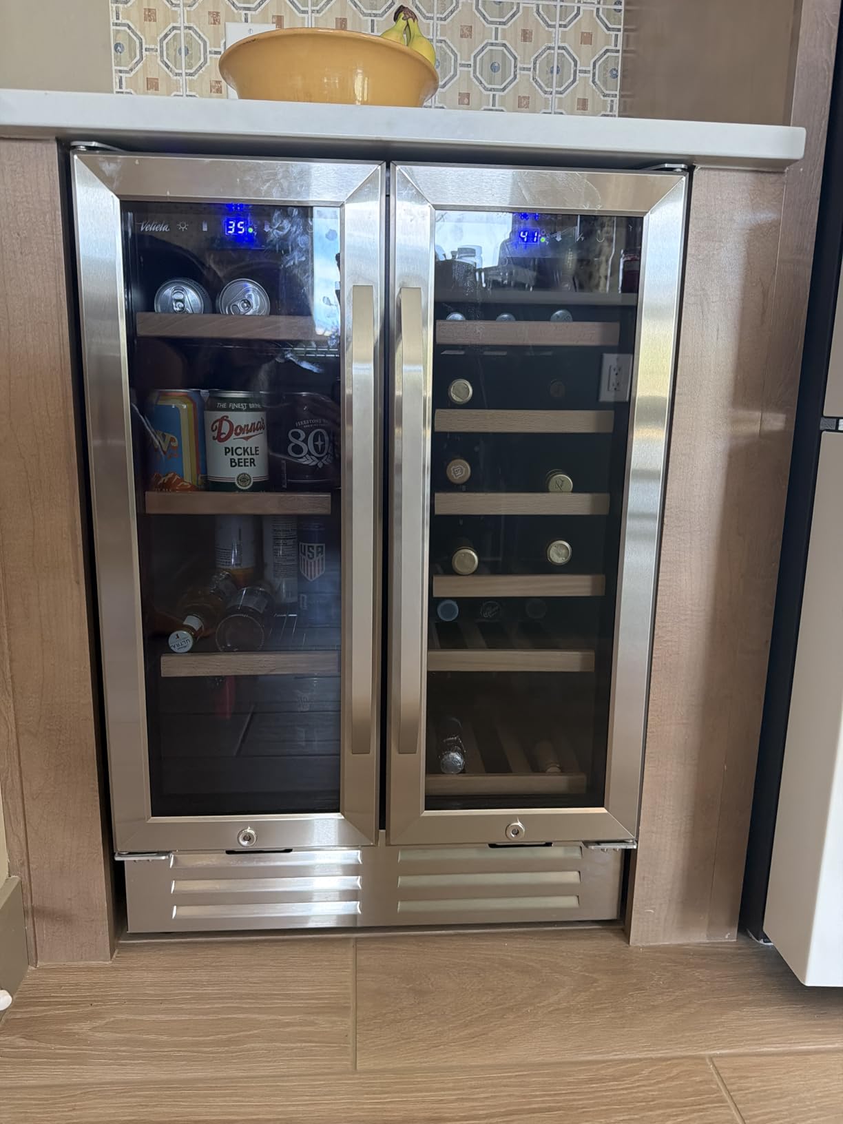 24 Inch Upgraded190 Bottles Wine Cooler Refrigerator customer photo 2