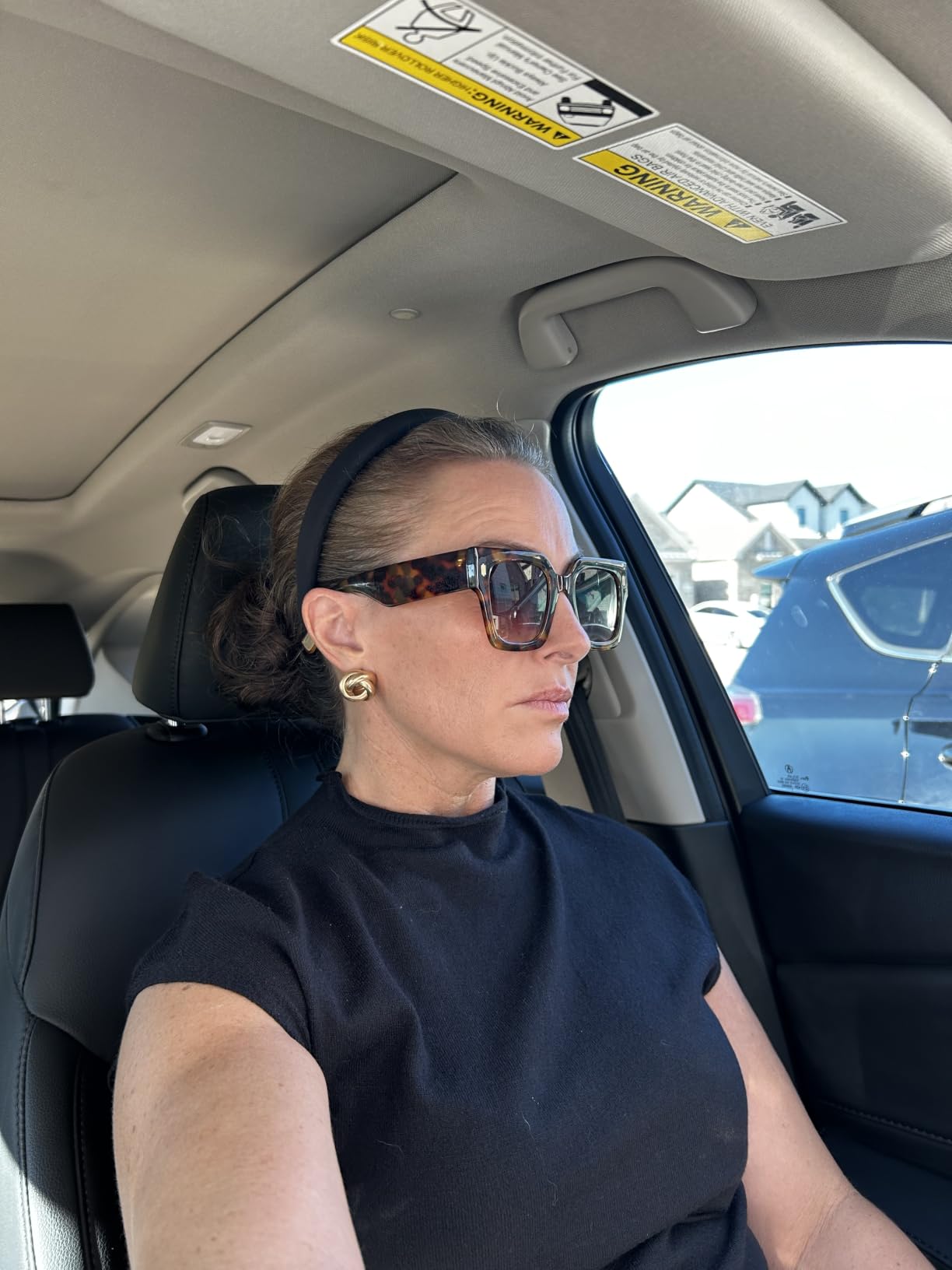 SOJOS Oversized Sunglasses for Women Thick Big Square UV400 Shades SJ2194 customer photo 2