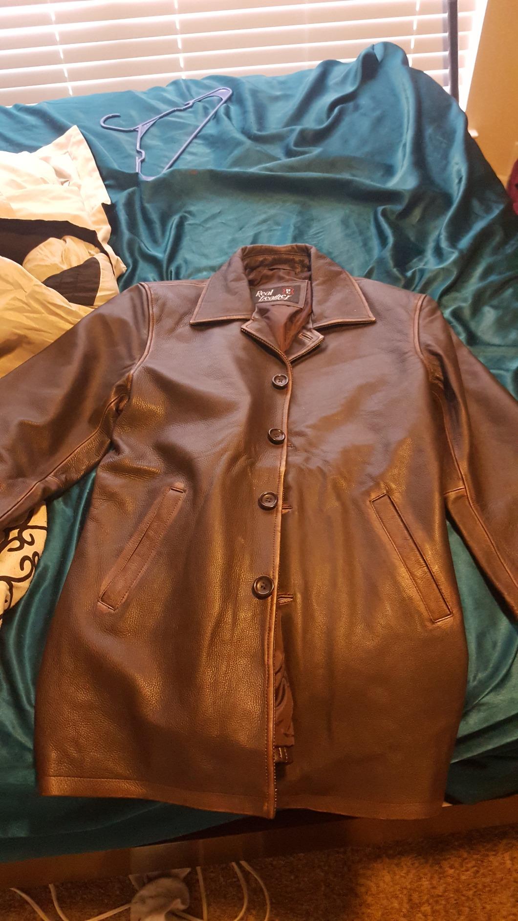 Blingsoul Mens Leather Coat - Mid-Length Real Lambskin Long Leather Jacket Men customer photo 2