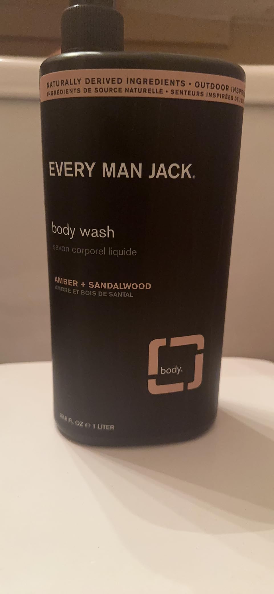 Every Man Jack Hydrating Amber Sandalwood Body Wash for Men, Value 2pk customer photo 1