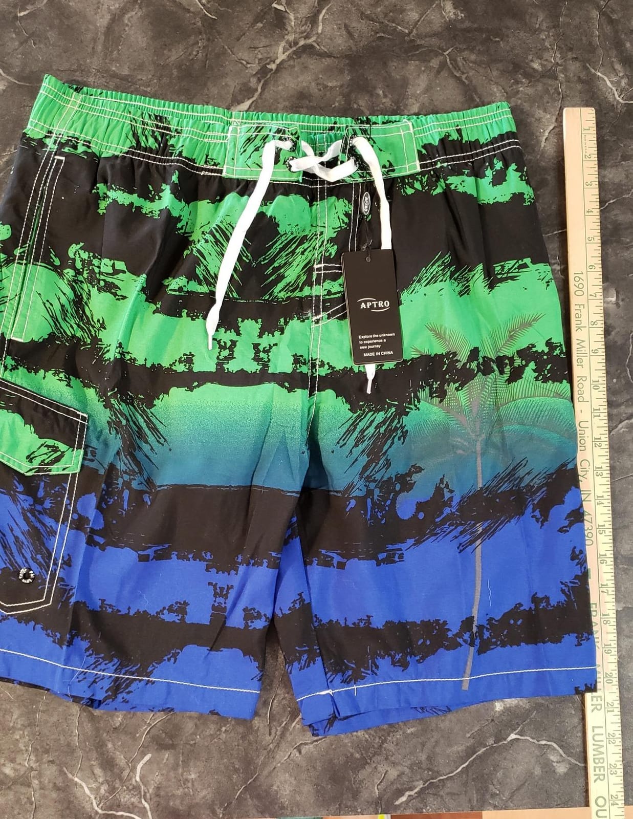 APTRO Men's Swim Trunks 9 inch Bathing Suit Big & Tall customer photo 1