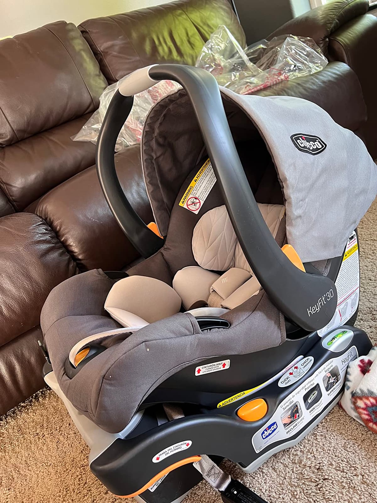 Chicco KeyFit 30 ClearTex Rear-Facing Infant Car Seat with Base customer photo 2
