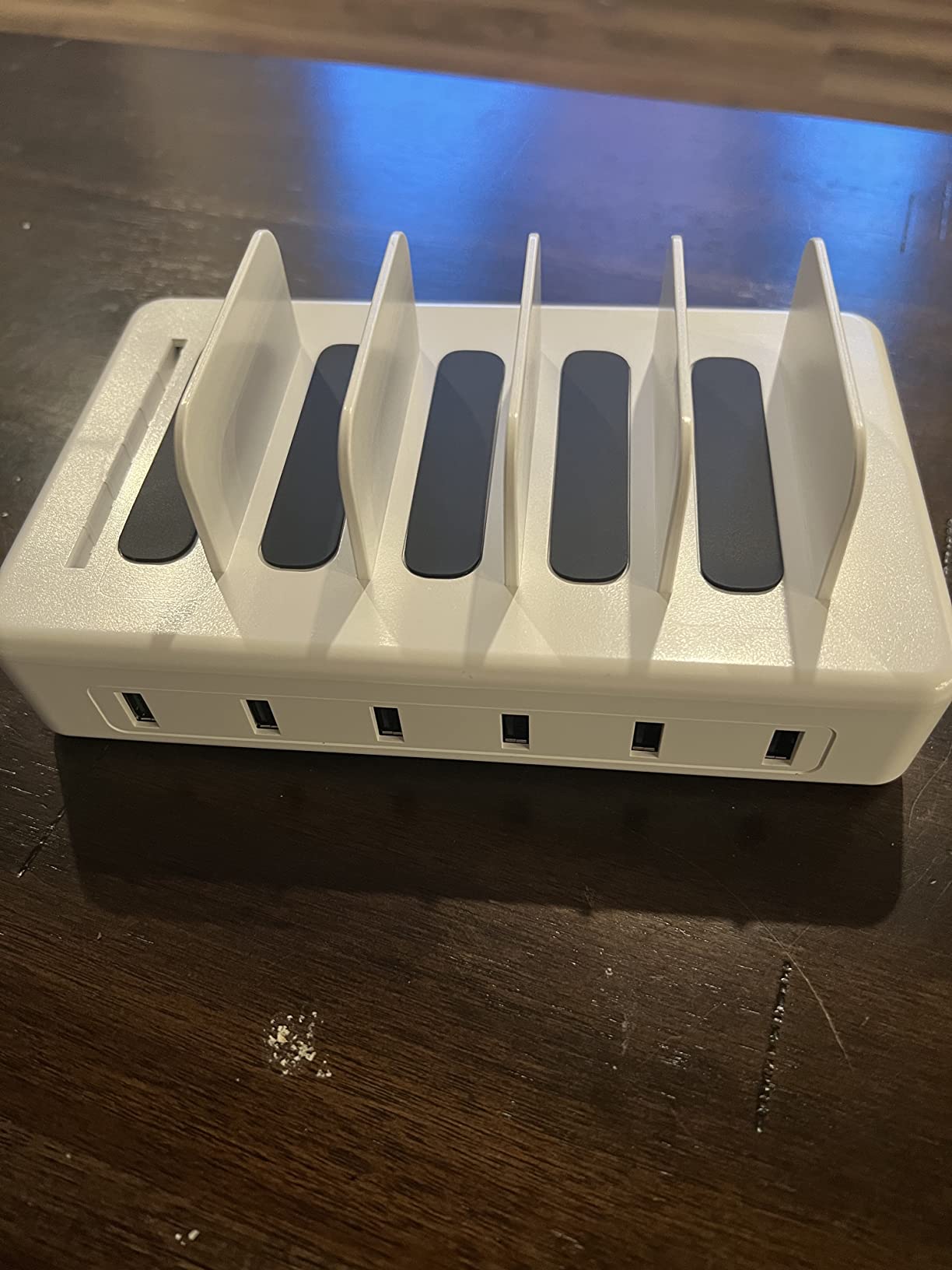 Charging Station for Multiple Devices, 50W 6 Ports Charging Dock with Stand customer photo 1