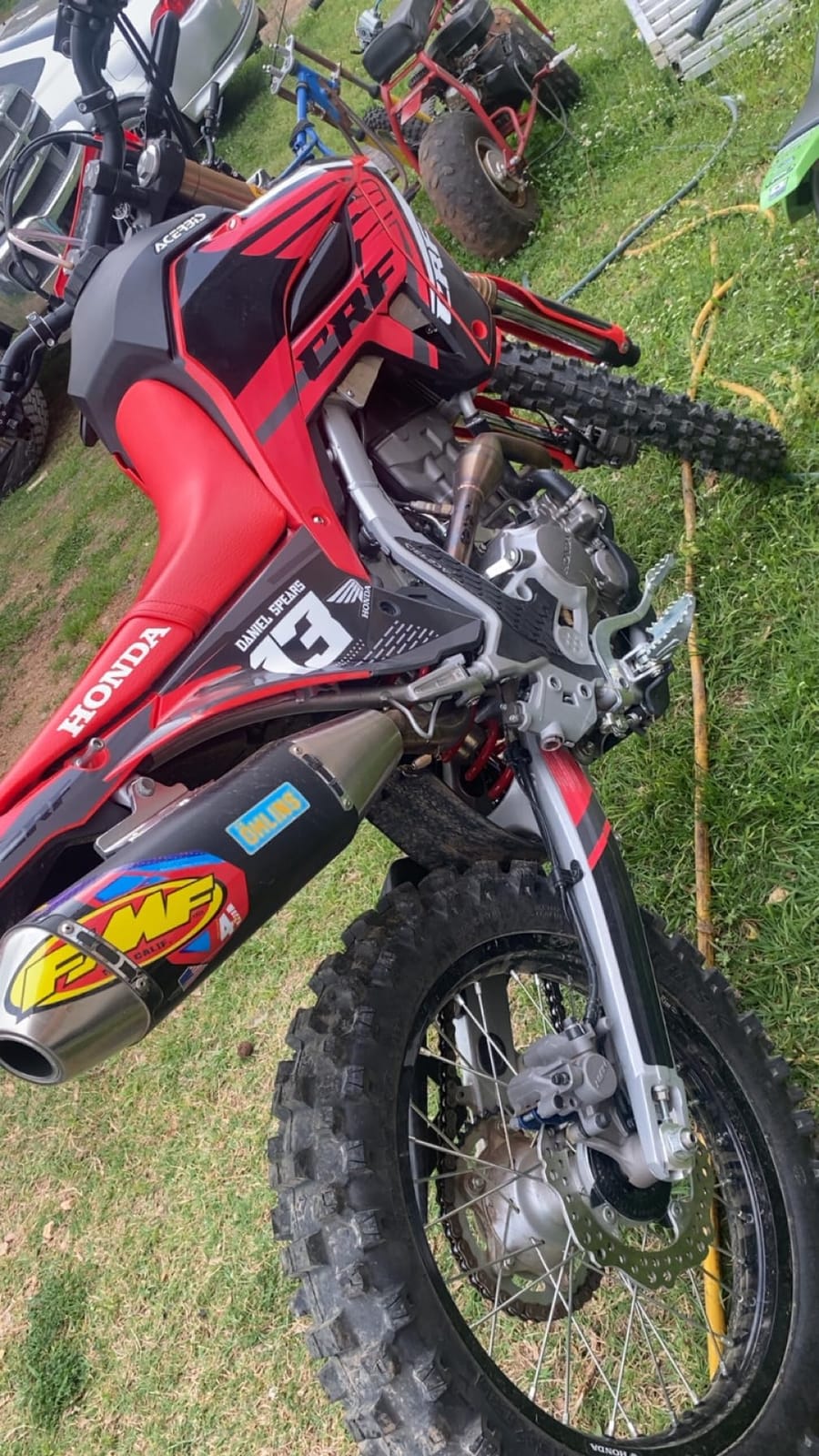 Tusk EMEX T-35 Soft/Intermediate Terrain Dirt Bike Front and Rear Tire Set – Front 70/100x19 & Rear 90/100x16 – Deep Tread Off-Road Trail – Tube Type Motocross Motorcycle Tires customer photo 2