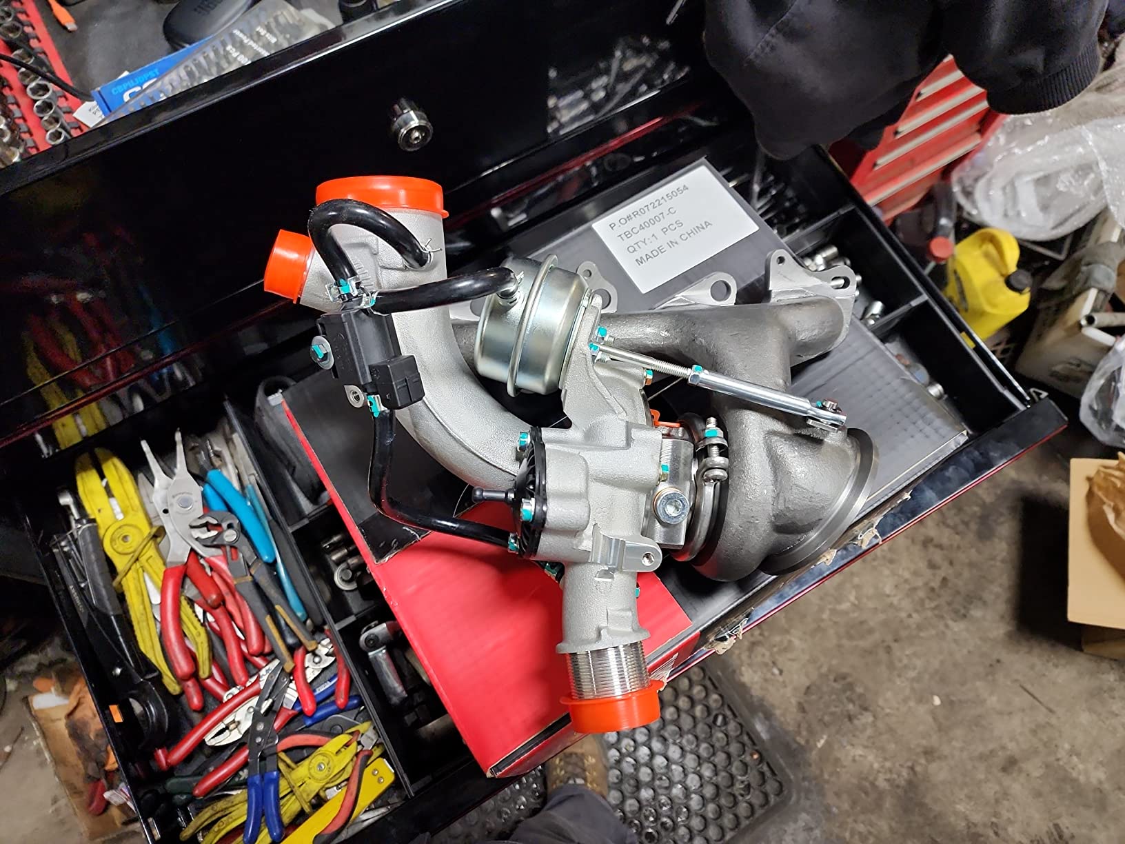 A-Premium Complete Turbo Turbocharger with Gasket Kit & Wastegate Actuator customer photo 2