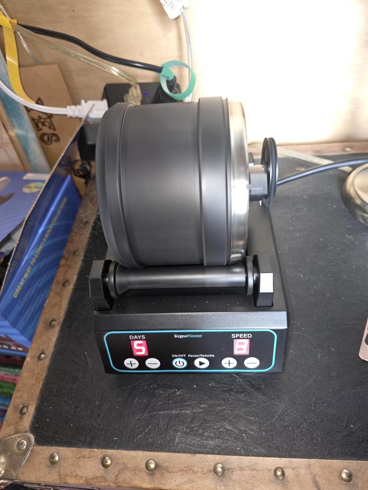 KomeStone K1 Quiet Rock Tumbler Kit for Adults, Kids & Families customer photo 1