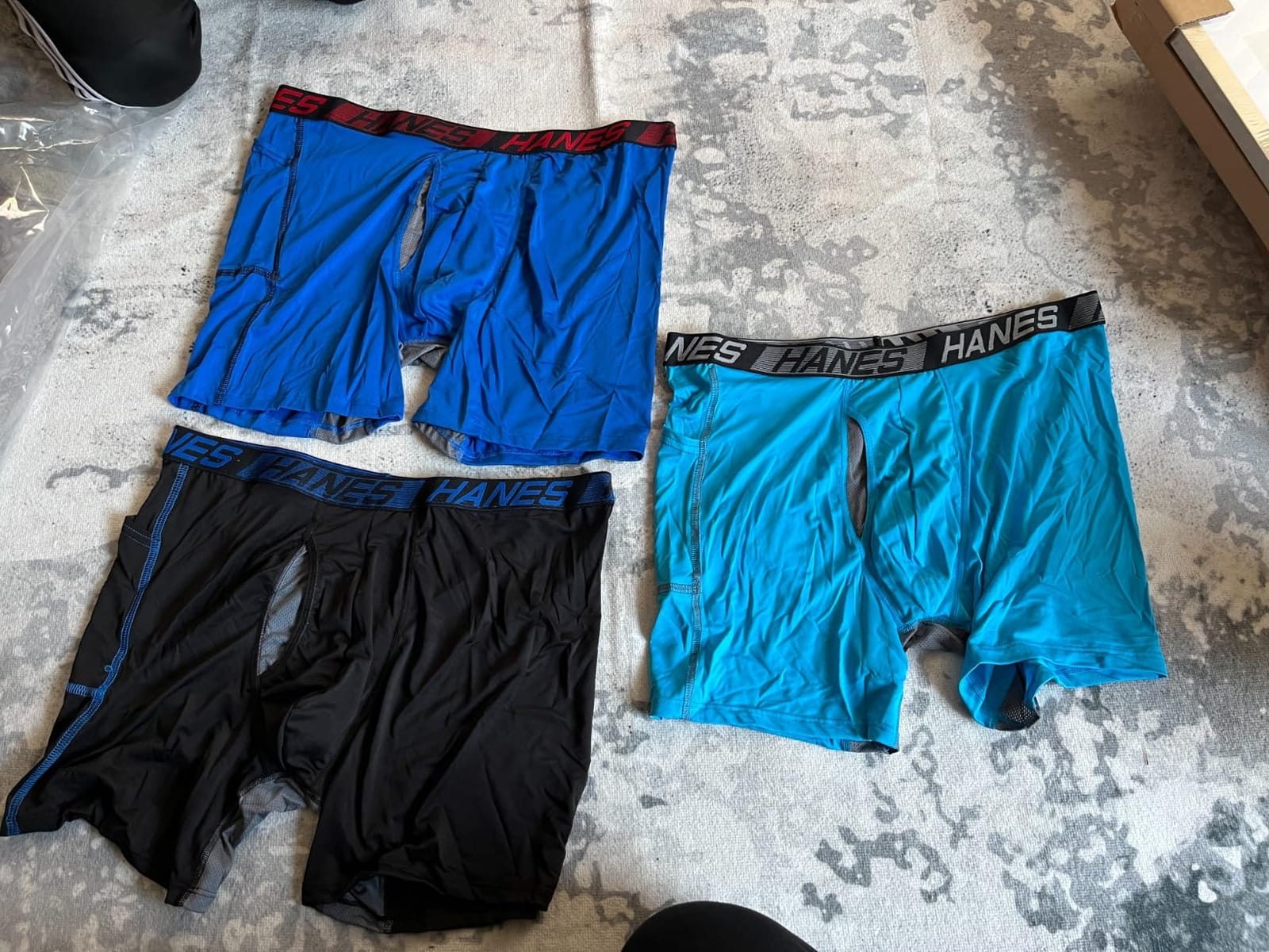 Hanes Men's Underwear Boxer Briefs Pack, 3-Pack, Total Support Pouch, Long or Short-Leg Boxer Briefs customer photo 1