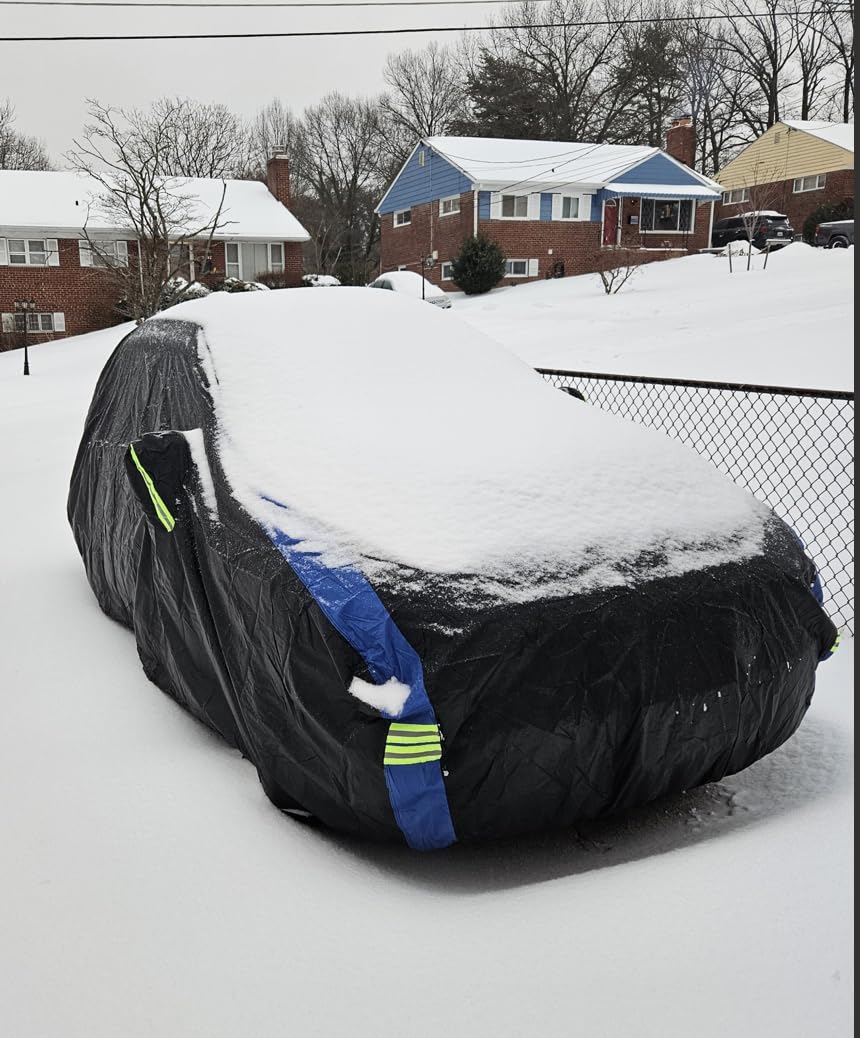Avecrew Car Cover Waterproof All Weather for Automobiles Sedan 194