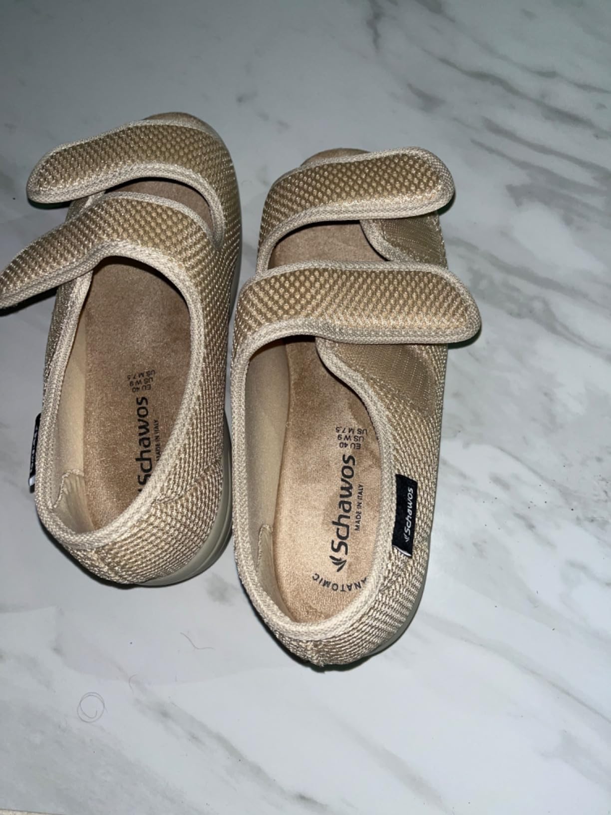 SCHAWOS Sandals Stretch 06, for men and women, orthopedic, swollen feet, for seniors customer photo 1