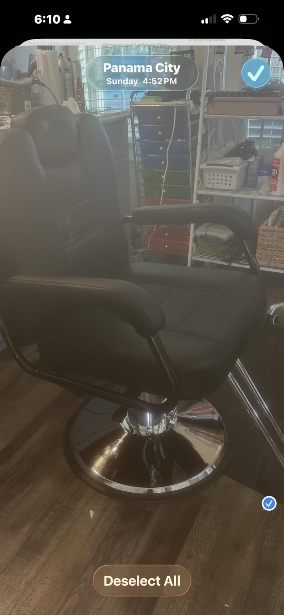 Artist hand Barbers Chairs, Heavy Duty Hydraulic Reclining Salon Chair customer photo 1