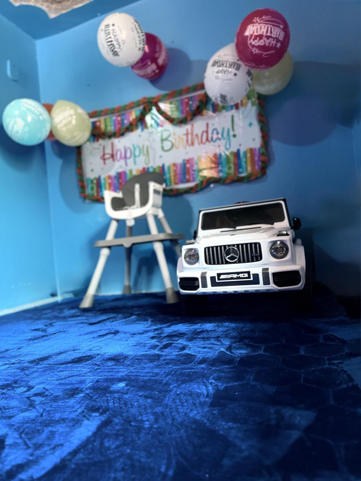 ANPABO 12V 7AH Licensed Mercedes-Benz G63 Electric Car for Kids, White customer photo 2