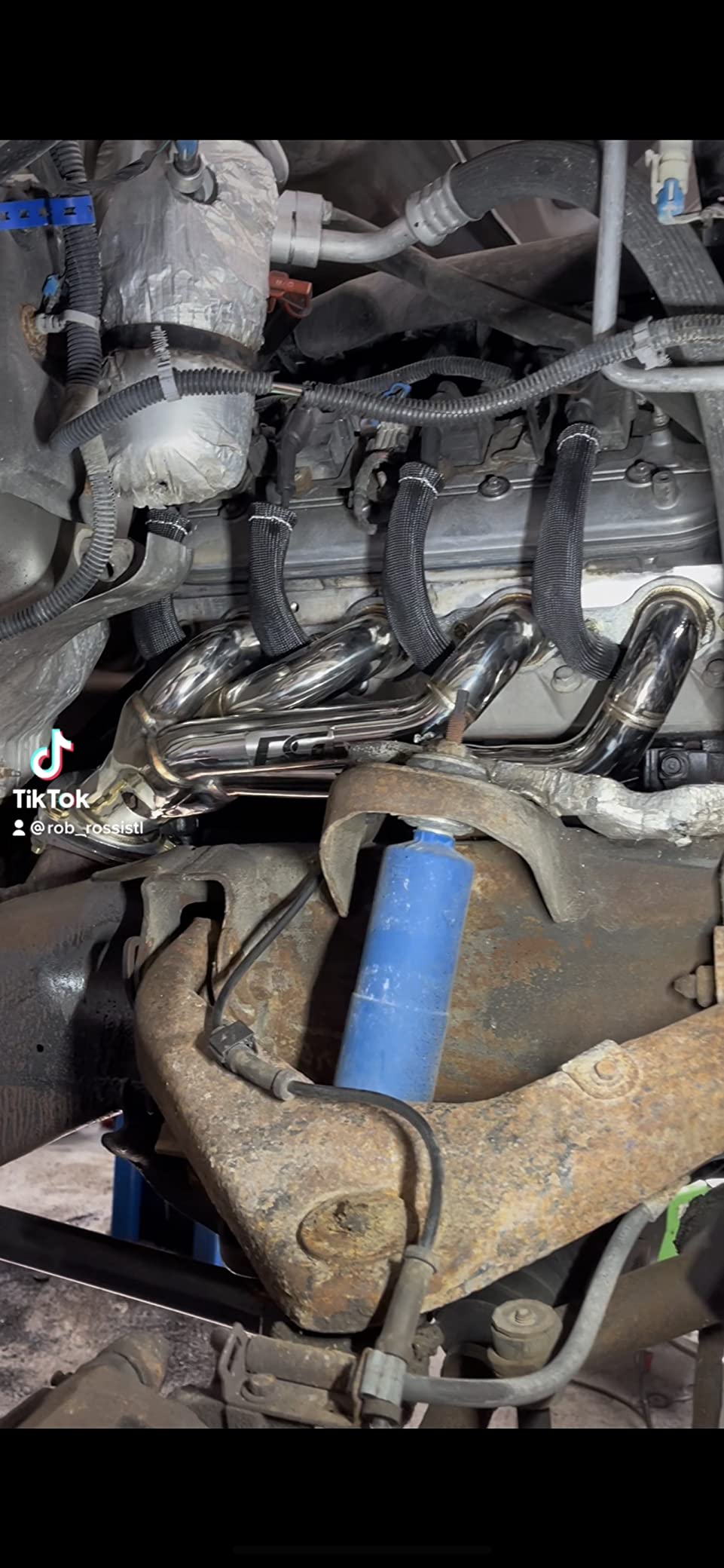 Exhaust Headers 1-3/4 in. Stainless Steel Polished Finish for 2003-2006 Silverado Sierra Suburban 1500 1500HD 2500 2500HD 6.0L V8 customer photo 2