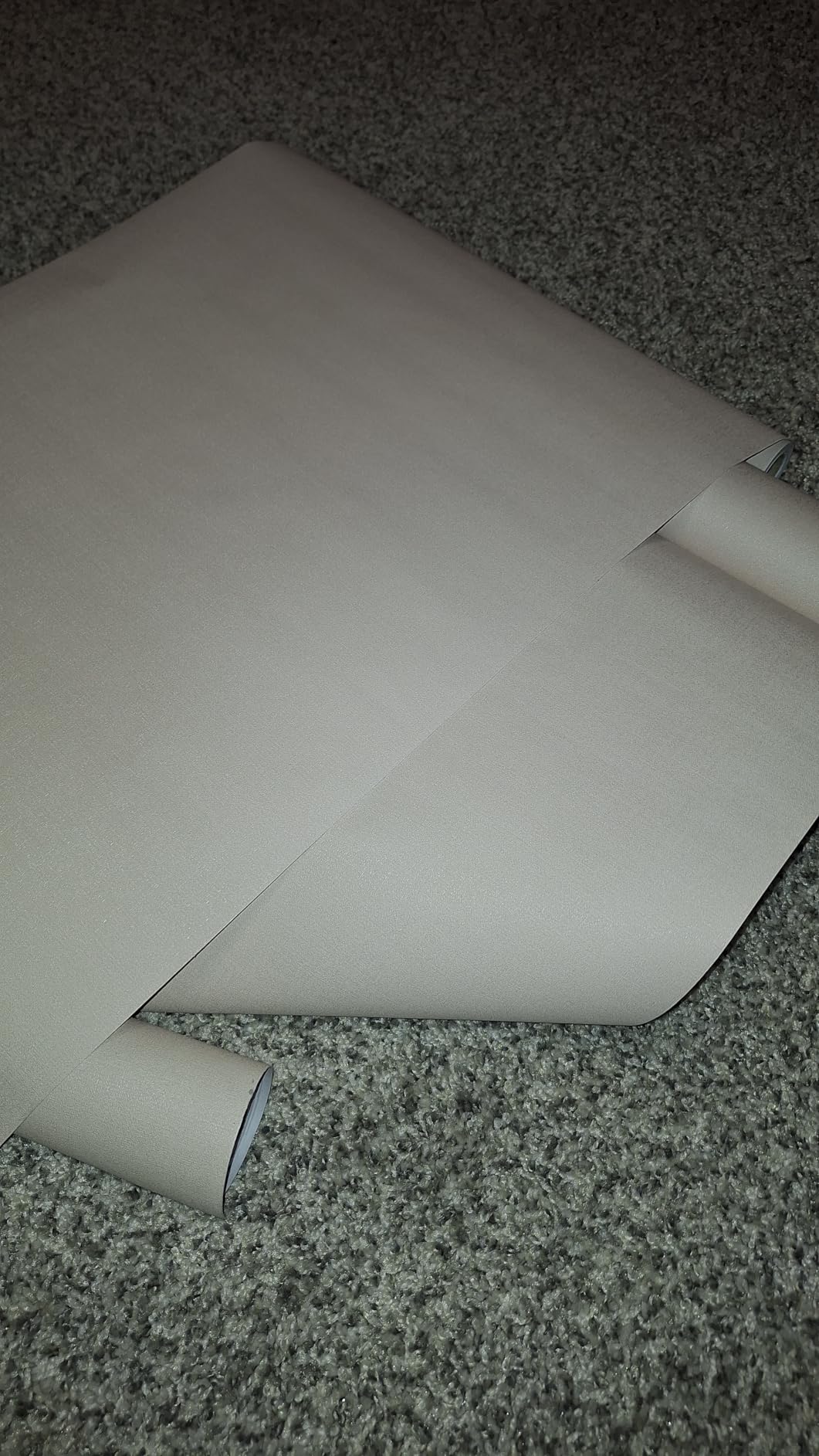 Beige Wallpaper Grasscloth Peel and Stick Wallpaper 17.7in x 118in customer photo 1