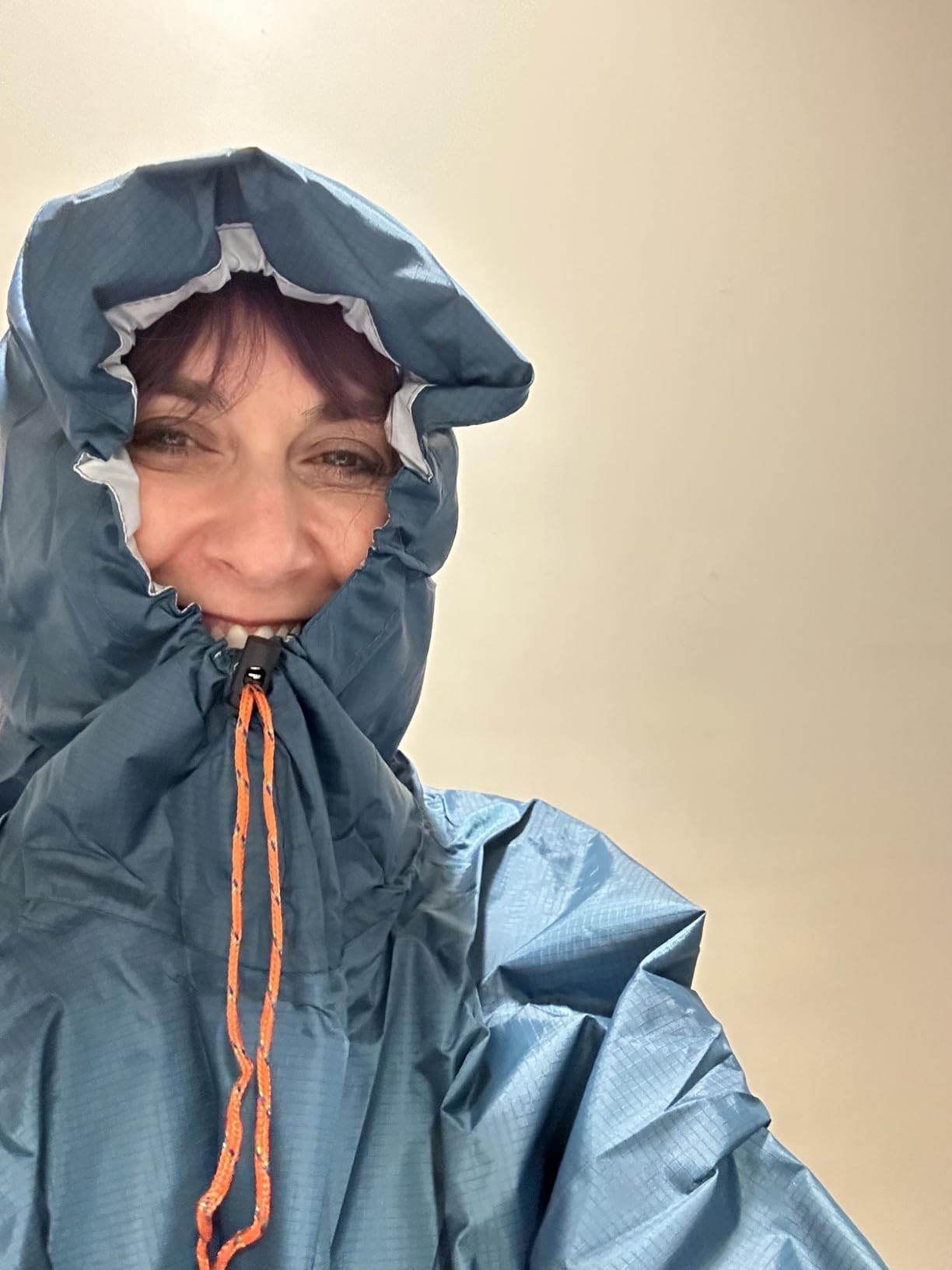 ANYOO Hooded Rain Poncho for Adult Waterproof Lightweight Raincoat customer photo 1