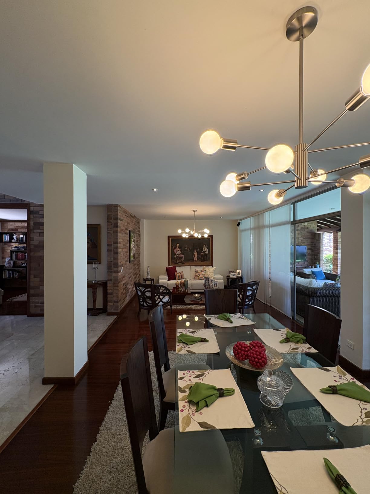 RUIYEY Modern Chandelier Ceiling Light Fixture - 33.4