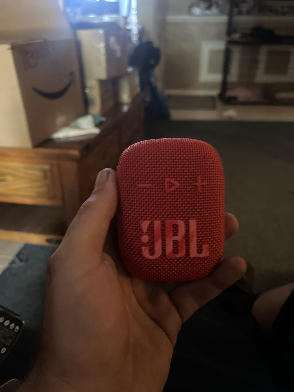 JBL Wind 3 FM Bluetooth Handlebar Speaker, Black customer photo 1