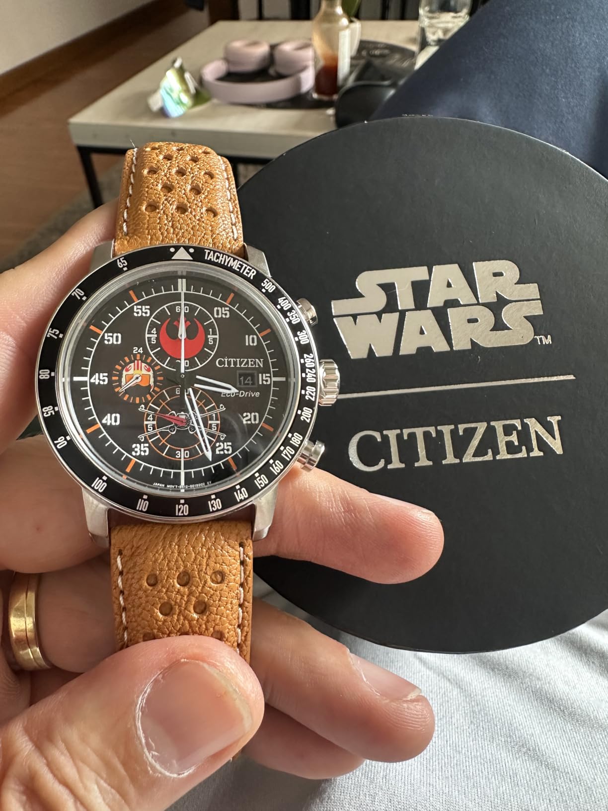 CITIZEN Men's Eco-Drive Rebel Pilot 44mm Stainless Steel CA0761-06W customer photo 1