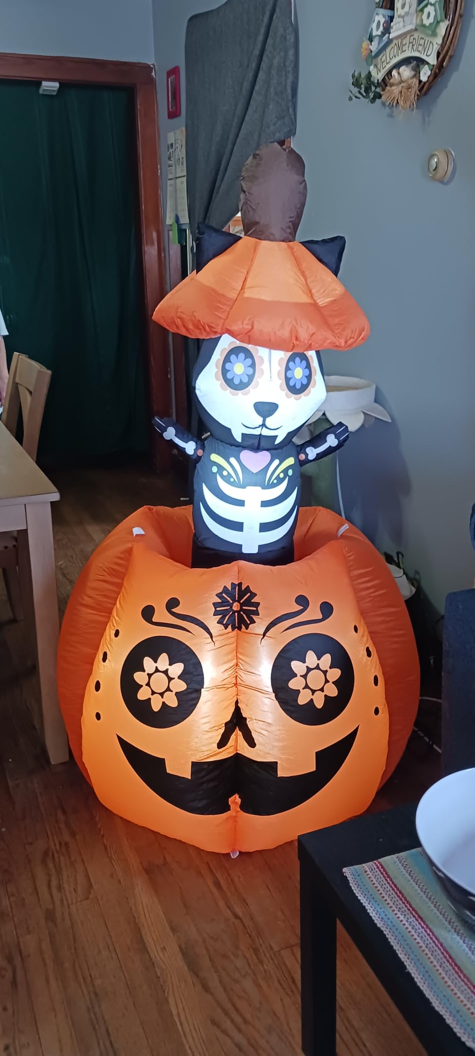 12FT Giant Halloween Inflatables Witch Decorations for Outdoor Garden customer photo 1
