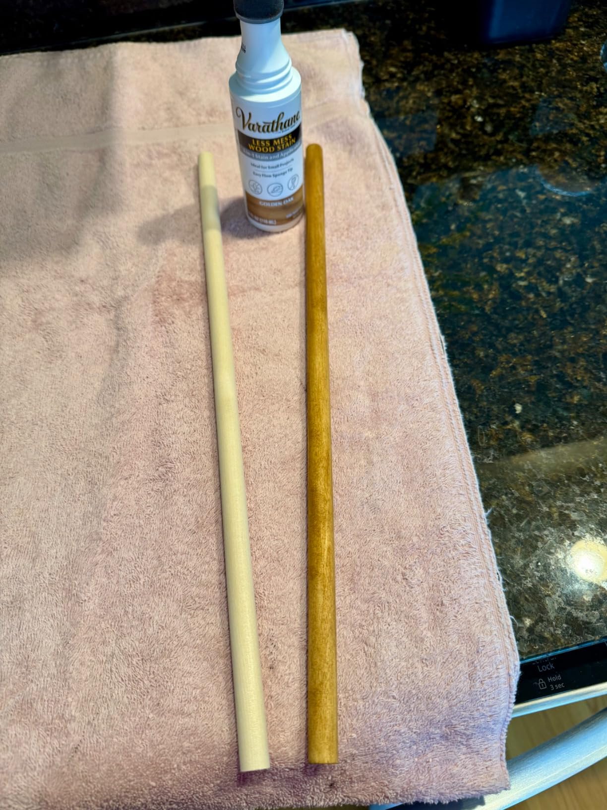 Varathane Less Mess Golden Oak Wood Stain & Applicator customer photo 1