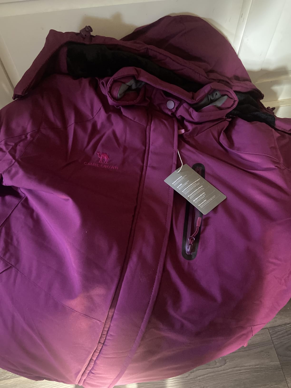 CAMEL CROWN Women's Ski Jacket Winter Snow Coat Warm Fleece Mountain Waterproof Female Jacket Snowboarding jackets customer photo 2