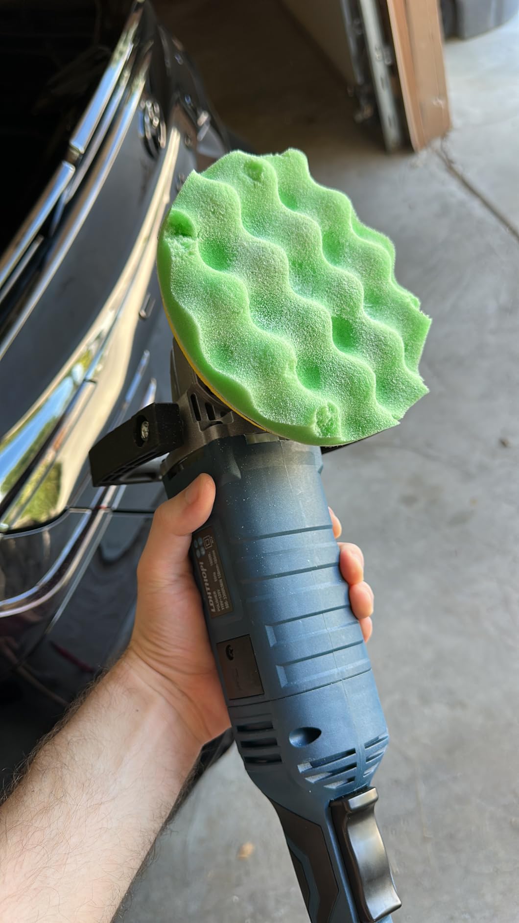 LDHTHOPI Buffer Polisher, 1600W 7 Inch/6 Inch Rotary Buffer Polisher Waxer, 7 Variable Speed 1000-3500 RPM, Detachable Handle for Car, Boat Sanding, Polishing, Waxing, 2026 Upgraded customer photo 1