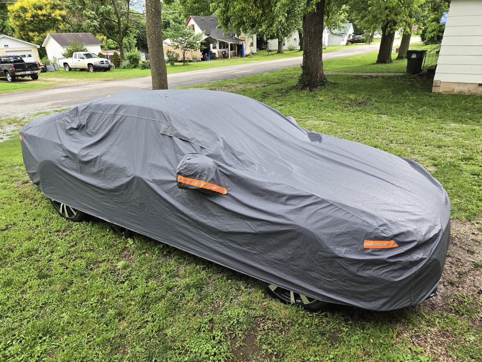 GUNHYI 16 Layers Car Cover Waterproof All Weather for Sedan Heavy Duty customer photo 1