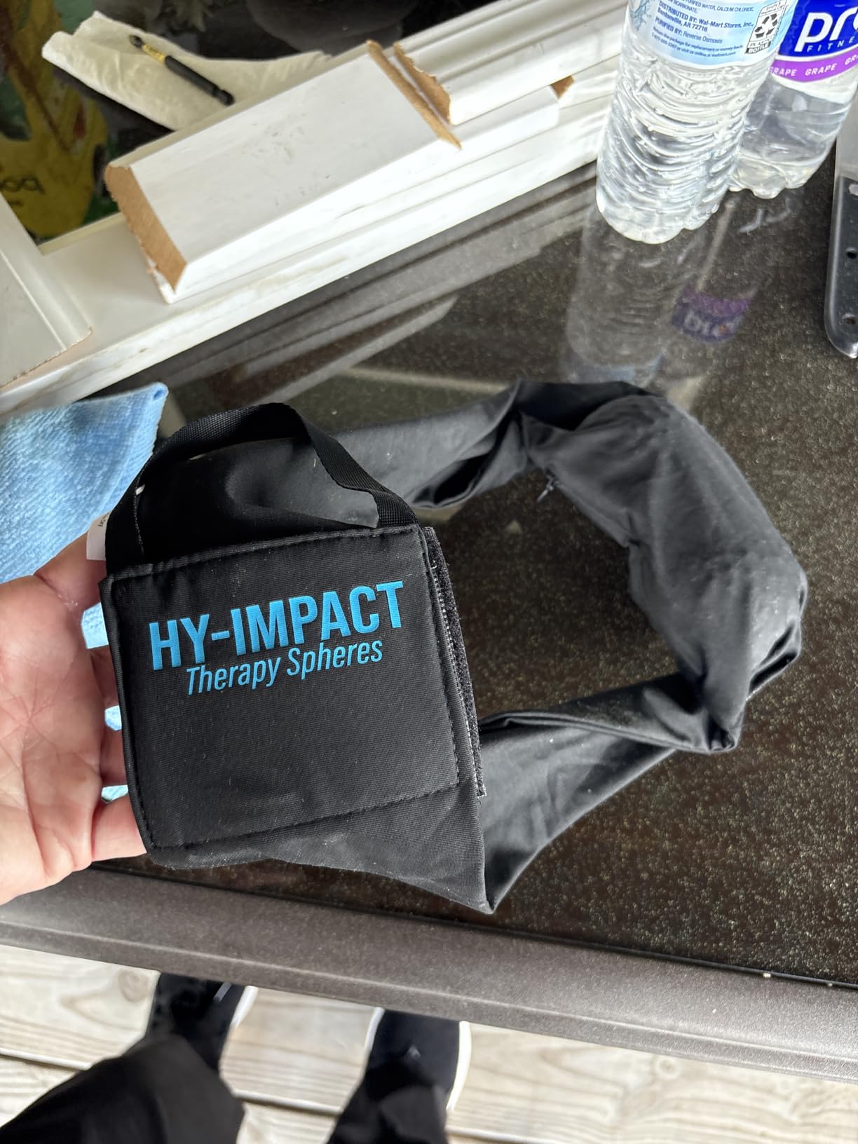 Hyper Impact 3 Speed Vibrating Massage Therapy Spheres with Expandable Strap customer photo 1