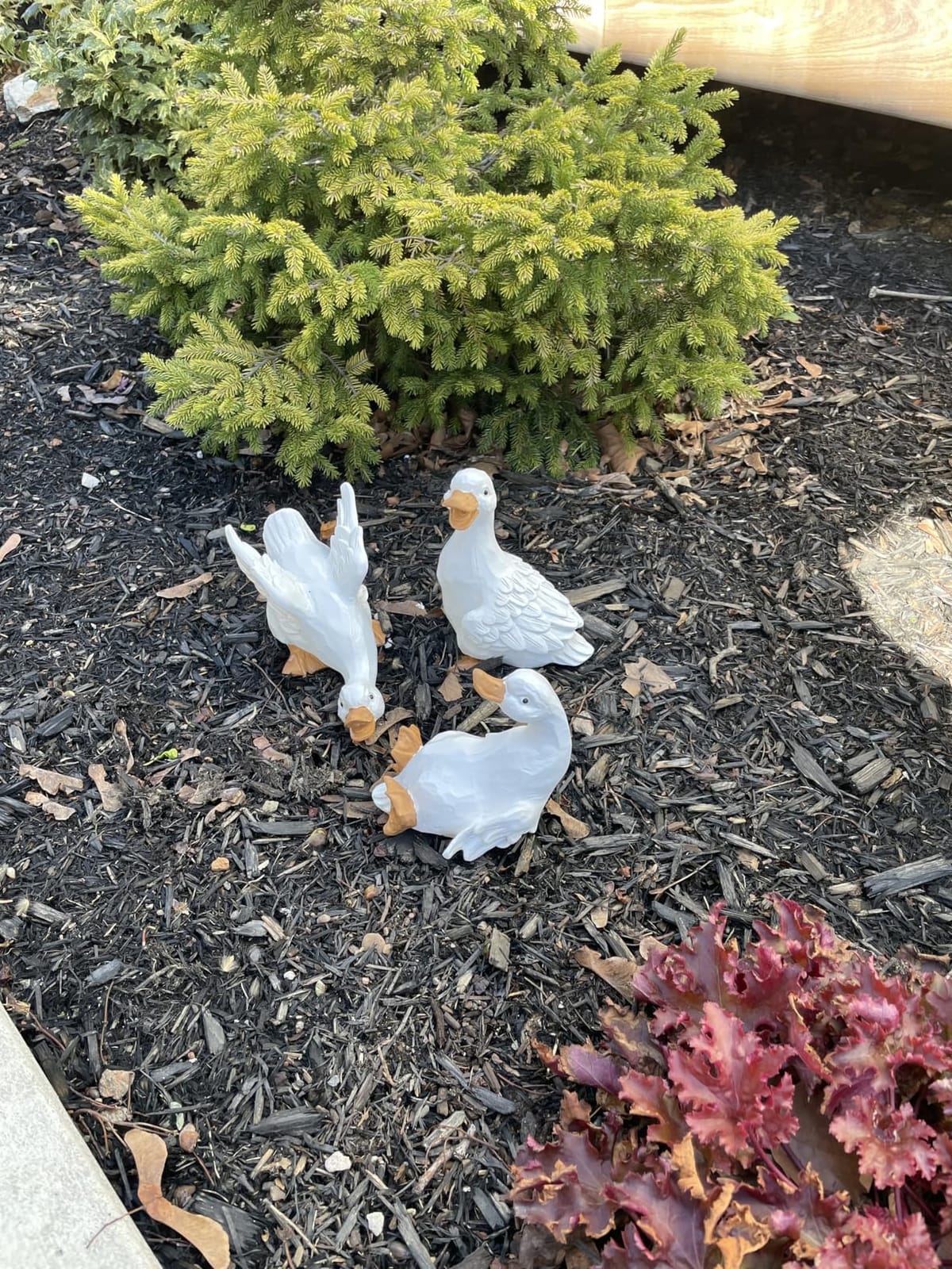 Bunny Decor Set of 3 Resin Easter Garden Statues Outdoor Indoor Home Yard customer photo 2