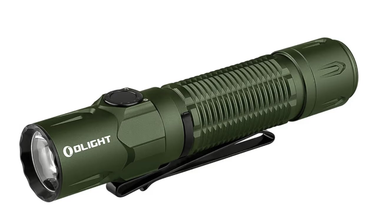 OLIGHT Warrior 3S Rechargeable Tactical Flashlight Bright Light OD Green customer photo 1