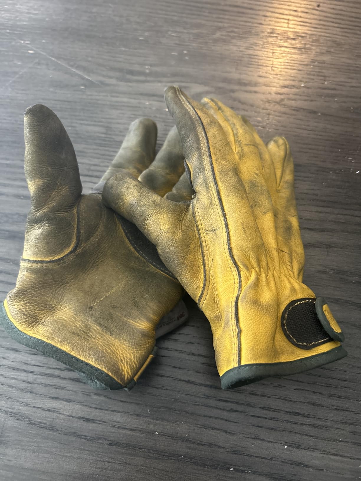 toolant Winter Leather Work Gloves, Warm 3M Thinsulate Lining for Cold Weather Work, Thermal Insulated Gloves customer photo 2